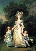 Adolf-Ulrik Wertmuller Marie Antoinette with her children France oil painting artist